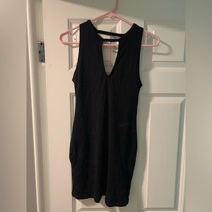 Kendall & Kylie Black Ribbed Bodycon Dress